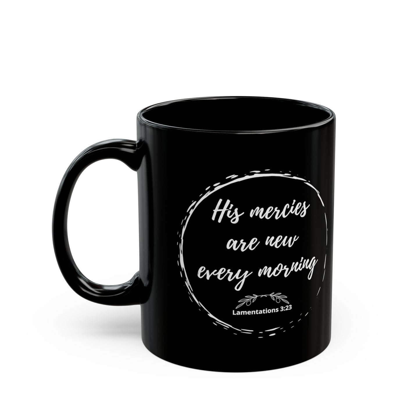 His Mercy - Black Mug (11oz, 15oz)